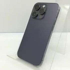 【中古】Apple SoftBank 【SIMフリー】 iPhone 14 Pro 256GB ディープパープル MQ1E3J/A【川崎】保証期間１ヶ月【ランクC】
