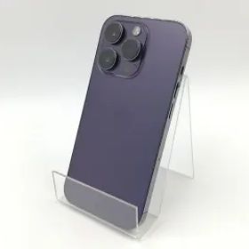 【中古】Apple 国内版 【SIMフリー】 iPhone 14 Pro 256GB ディープパープル MQ1E3J/A【千葉】保証期間１ヶ月【ランクC】