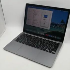 【中古】Apple MacBook Air 13インチ M1(CPU:8C/GPU:7C) 8GB/256GB スペースグレイ MGN63J/A (M1・2020)【鹿児島中町】保証期間１ヶ月【