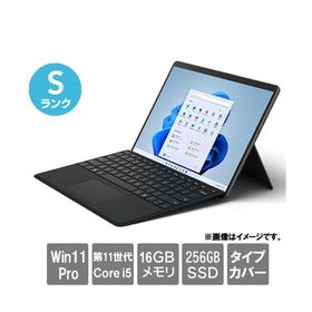 ノートPC マイクロソフト ★中古パソコン・Sランク★EIN-00010 [Surface Pro 8(i5-1145G7 16GB SSD256GB 13 Windows11Pro タイプカバー 30日保証)]