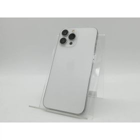 【中古】Apple au 【SIMフリー】 iPhone 13 Pro Max 128GB シルバー MLJ53J/A【DS秋葉】保証期間1ヶ月【ランクC】