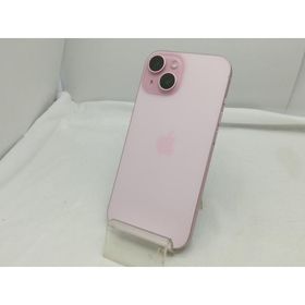 【中古】Apple docomo 【SIMフリー】 iPhone 15 128GB ピンク MTMJ3J/A【川崎】保証期間１ヶ月【ランクB】