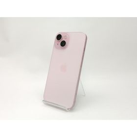 【中古】Apple docomo 【SIMフリー】 iPhone 15 128GB ピンク MTMJ3J/A【道玄坂】保証期間１ヶ月【ランクB】