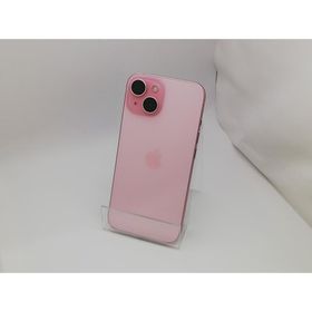 【中古】Apple au 【SIMフリー】 iPhone 15 128GB ピンク MTMJ3J/A【秋葉3号】保証期間１ヶ月【ランクA】
