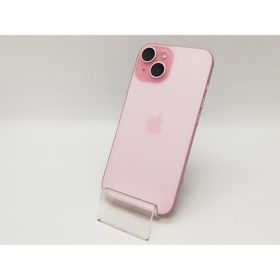 【中古】Apple docomo 【SIMフリー】 iPhone 15 128GB ピンク MTMJ3J/A【アリオ倉敷】保証期間１ヶ月【ランクA】