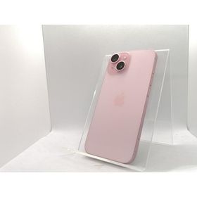 【中古】Apple docomo 【SIMフリー】 iPhone 15 128GB ピンク MTMJ3J/A【吉祥寺】保証期間１ヶ月【ランクA】