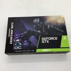 中古 玄人志向 GF-GTX1660Ti-E6GB/DF (GTX1660Ti 6G GDR6) 139076 状態： C:並品
