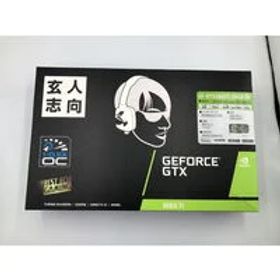 中古 玄人志向 GF-GTX1660Ti-E6GB/DF (GTX1660Ti 6G GDR6) 139076 状態： C:並品