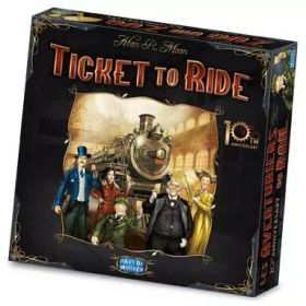 【中古】ボードゲーム チケット・トゥ・ライド：10周年記念版 多言語版(Ticket to Ride：10th Anniversary Edition)