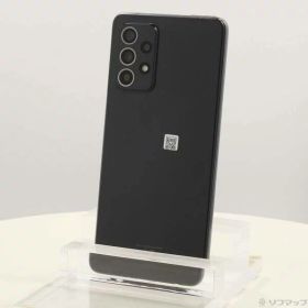 【中古】SAMSUNG(サムスン) Galaxy A52 5G 128GB オーサムブラック SC-53B docomoロック解除SIMフリー 【371-ud】