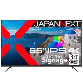 JAPANNEXT JN-IPS65UHD-U-H2 65型 ワイド 液晶ディスプレイ (3年メーカー保証) メーカー直送
