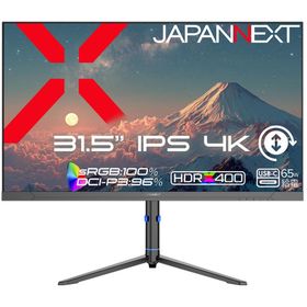JAPANNEXT｜ジャパンネクスト 液晶ディスプレイ(31.5型/ IPS(ADS)/ 4K UHD 3840×2160/ 60Hz/ 14ms)(ブラック) JN-IPS315U-HSPC6 返品種別A
