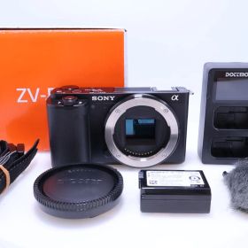 【492回 極美品】SONY ZV-E10 ボディブラック ウィンドスクリーン付属