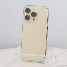 〔中古〕Apple(アップル) iPhone14 Pro 128GB ゴールド MQ073J／A SIMフリー〔297-ud〕