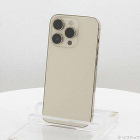〔中古〕Apple(アップル) iPhone14 Pro 128GB ゴールド MQ073J／A SIMフリー〔276-ud〕