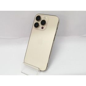 【中古】Apple SoftBank 【SIMフリー】 iPhone 14 Pro 128GB ゴールド MQ073J/A【スマーク伊勢崎】保証期間１ヶ月【ランクA】