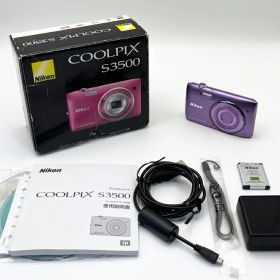 ニコン Nikon デジタルカメラ COOLPIX S3500 PP [オーキッドパープル] 【中古】【非常に良い】【20337213511】