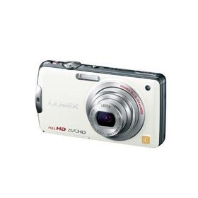 【中古】パナソニック デジタルカメラ LUMIX FX700 シェルホワイト DMC-FX700-W 1410万画素 光学5倍ズーム 広角24mm 3