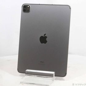 〔中古〕au iPad Pro 11インチ 第3世代 128GB スペースグレイ MHW53J／A SIMフリー〔344-ud〕
