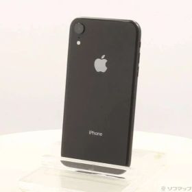ソフマップ 〔中古品〕 iPhoneXR 64GB ブラック NT002J／A SIMフリー【348】