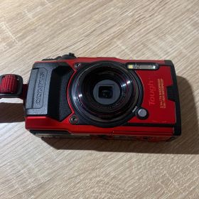1565 OLYMPUS TOUGH TG-6 レッド ジャンク品【コ】