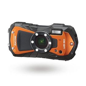 RICOH WG-80 ORANGE リコー本格防水デジタルカメラ 14m防水 (連続2時間) 1.6m耐衝撃 防塵 -10℃耐寒 アウトドアで活躍するタフネスボディ CALSモード