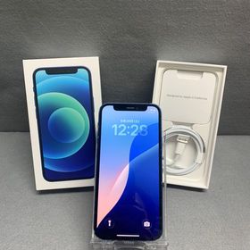 美品中古 Appleストア版 SIMフリー iPhone12 mni 64GB ブルー色