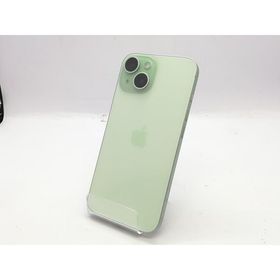 【中古】Apple 国内版 【SIMフリー】 iPhone 15 128GB グリーン MTMM3J/A【立川フロム中武】保証期間１ヶ月【ランクB】