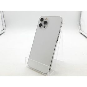 【中古】Apple SoftBank 【SIMロック解除済み】 iPhone 12 Pro 128GB シルバー MGM63J/A【柏】保証期間１ヶ月【ランクC】