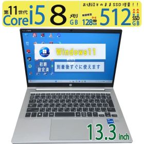 【超速PC 512GB】◆ HP ProBook 430 G8 / 13.3型 /超速 Core i5-1135G7 / 新品SSD 512GB /メモリ 8GB /最新 Windows 11 Pro / Office