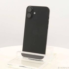 〔中古〕Apple(アップル) iPhone16 Plus 512GB ブラック MXVN3J／A SIMフリー〔258-ud〕