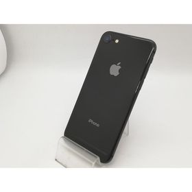 【中古】Apple au 【SIMロック解除済み】 iPhone 8 64GB スペースグレイ MQ782J/A【アリオ倉敷】保証期間１ヶ月【ランクB】