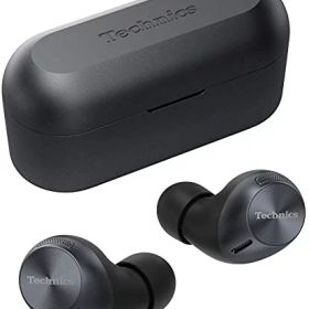 テクニクス ワイヤレスイヤホン EAH-AZ40-K ブラック bluetooth マルチポイント IPX4 アプリ対応