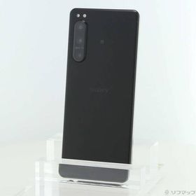 〔中古〕SONY(ソニー) Xperia 5 IV 128GB ブラック A204SO Softbank SIMフリー〔368-ud〕
