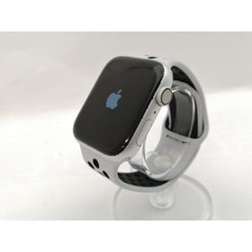 【中古】Apple Apple Watch Series4 Nike+ 44mm GPS シルバーアルミ/ピュアプラチナム/ブラックNikeスポーツバンド【神保町】保証期間１ヶ月【ランクC】