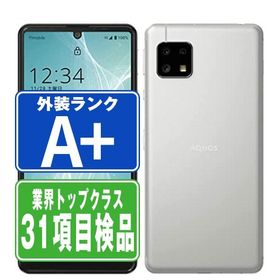 A003SH AQUOS sense4 basic シルバー SIMフリー ワイモバイル 中古 スマホ 本体 ほぼ新品 7日間返品OK あすつく a003shsv9mtm