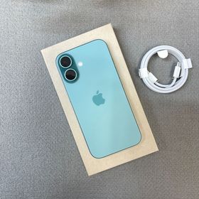 バッテリー100% iPhone 16 128GB ティール Apple版 SIMフリー送料無料