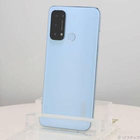 〔中古〕ワイモバイル Reno5 A 128GB アイスブルー A103OP Y!mobile SIMフリー〔377-ud〕