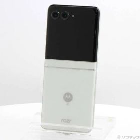 ソフマップ 〔展示品〕 motorola razr 60 512GB ライトスカイホワイト PB8E0002JP SIMフリー【344】