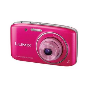パナソニック デジタルカメラ ルミックス S2 光学4倍 ピンク DMC-S2-P(中古品)
