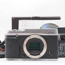 富士フィルム Fujifilm X-E1 16.3MP Mirrorless Digital Camera Body Silver [良品] #Z6405A