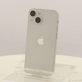 〔中古〕Apple(アップル) iPhone13 mini 128GB スターライト MLJE3J／A SIMフリー〔269-ud〕