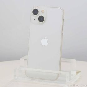 〔中古〕Apple(アップル) iPhone13 mini 128GB スターライト MLJE3J／A SIMフリー〔276-ud〕