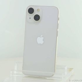 〔中古〕Apple(アップル) iPhone13 mini 128GB スターライト MLJE3J／A SIMフリー〔344-ud〕