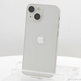 〔中古〕Apple(アップル) iPhone13 mini 128GB スターライト MLJE3J／A SIMフリー〔198-ud〕