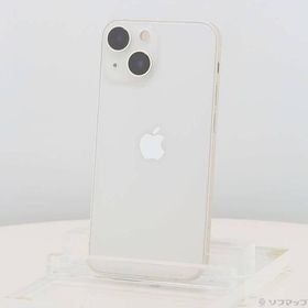 〔中古〕Apple(アップル) iPhone13 mini 128GB スターライト MLJE3J／A SIMフリー〔262-ud〕