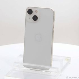 〔中古〕Apple(アップル) iPhone13 mini 128GB スターライト MLJE3J／A SIMフリー〔295-ud〕