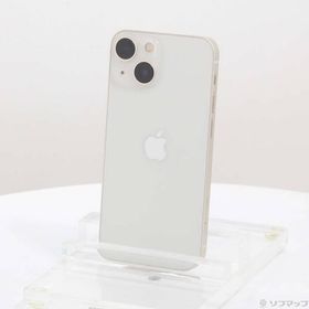〔中古〕Apple(アップル) iPhone13 mini 128GB スターライト MLJE3J／A SIMフリー〔269-ud〕