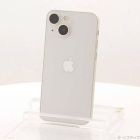 〔中古〕Apple(アップル) iPhone13 mini 128GB スターライト NLJE3J／A SIMフリー〔269-ud〕