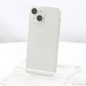 〔中古〕Apple(アップル) iPhone13 mini 128GB スターライト MLJE3J／A SIMフリー〔297-ud〕